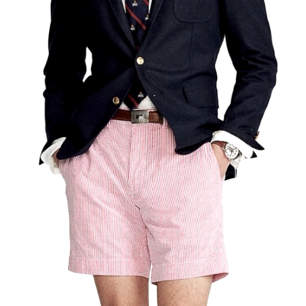 NWT Polo Ralph Lauren ‘Classic Fit’ Pink and White Striped Shorts, Size 50B - Picture 4 of 4